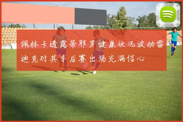 佩林卡透露蒂耶罗健康状况波动雷迪克对其季后赛出场充满信心